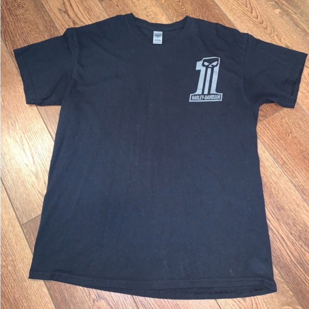 Harley Davidson / Gildan Heavy Cotton Short Sleeve T-Shirt Size Large